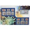 Image 1 : 1986 US Mint Coin Set W/Postal Stamps Commerating Centennial of the Statue of Liberty Dated 1993; P&