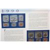 Image 2 : 1990 US Mint Coin Set W/Postal Stamps Commerating Operation Desert Shield Begins Dated 1992; P&ED Mi