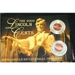 2009 Lincoln-Birth & Early Childhood Penny Set; P&D Mints, UNC