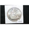Image 1 : "Seated Liberty" Silver Round; .999 Silver 1 Oz.