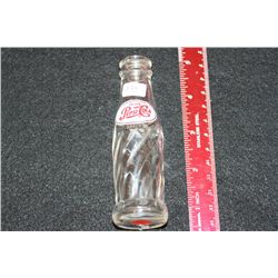 Miniature "Drink Pepsi-Cola" Glass Bottle
