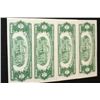 Image 2 : 1953-A United States Note $2; Red Seal; Lot of 4 Consecutive Notes