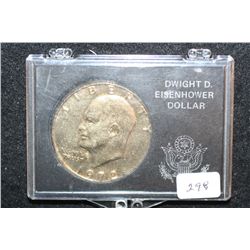 1972 Eisenhower $1 Coin; CLAD