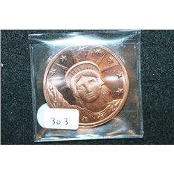 2011 Copper Round; .999 Fine Copper 1 Oz.