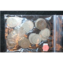 V-Nickel; Various Dates & Conditions; Lot of 20