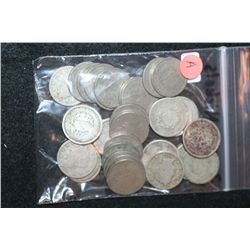 V-Nickel; Various Dates & Conditions; Lot of 30