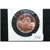 Image 1 : Golden State Mint Copper Round; .999 Fine Copper 1/4 Oz.