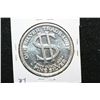 Image 2 : "Silver Morgan" Silver Trade Unit Round; .999 Fine Silver 1 Oz.