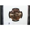Image 2 : 2007-D First Day Issue George Washington-1st President $1 Coin; NGC Graded MS65