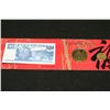 Image 1 : 1991 Year of the Goat Singapore Foreign Coin; Lot of 2 & Singapore $1 Foreign Bank Note