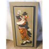 Image 1 : DOUBLE FRAMED PAINTING OF KOKO THE CLOWN