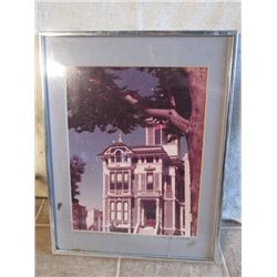 SILVER METAL FRAMED VICTORIAN HOME, FILLMORE