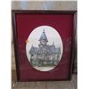 Image 1 : WOOD FRAMED DOUBLE SIGNED CARSON MANSION EUREKA