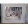 Image 1 : PACK OF WOLVES HUNTING PRINT