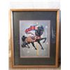 Image 1 : SIGNED NUMBERED PRINT FRAMED AND MATTED