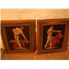 Image 1 : 2 VELVET PICTURES BULL FIGHTER
