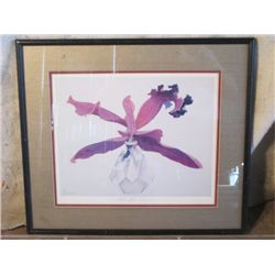 WOOD FRAMED DOUBLE MATTED ALOHA JOHN THOMAS