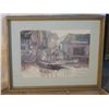 Image 1 : FRAMED & MATTED NOVA FISH CO. PAINTING PRINT BY