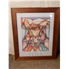 Image 1 : WOOD FRAMED PENA PRINT