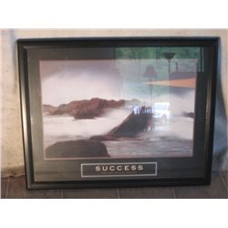 FRAMED OCEAN PRINT