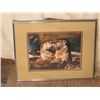 Image 1 : FRAMED SIGNED & NUMBERED OTTER PRINT
