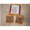 Image 1 : WOOD FRAMED SIGNED DOE PRINTS AND 2 COPPER PLATES