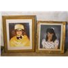Image 1 : 2 gold wood frames