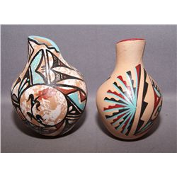 TWO JEMEZ POTTERY VASES