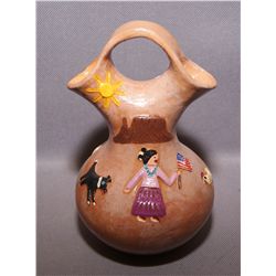 NAVAJO POTTERY WEDDING VASE