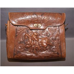 ANTIQUE LEATHER PURSE