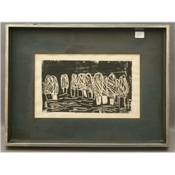 TAOS WOOD BLOCK PRINT