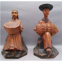 PAIR OF MEXICAN BOOKENDS