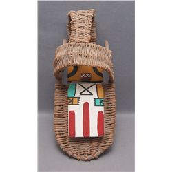HOPI BASKETRY CRADLEBOARD