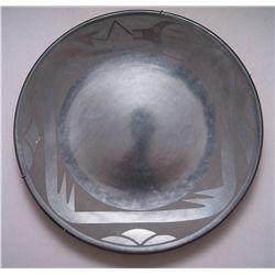 SAN ILDEFONSO POTTERY PLATE