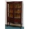 Image 1 : Edwardian inlaid mahogany china cabinet, the