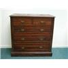 Image 1 : Edwardian walnut chest fitted two short above