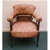 Image 1 : Victorian inlaid rosewood tub chair (needs up