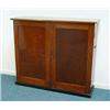 Image 1 : Edwardian mahogany bookcase, fitted a pair of