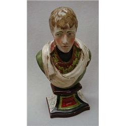 Staffordshire Pearlware bust of a young gentl