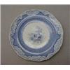 Image 1 : Small South Wales pottery blue and white plat