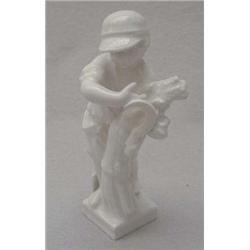 White Berlin continental porcelain figure of