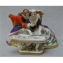 Hand painted Hochst continental figure of a l