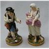 Image 1 : Pair of hand painted continental porcelain fi