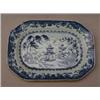 Image 1 : Chinese hand painted blue and white rectangul