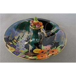 Shaped Charltonware lustre design dish with f