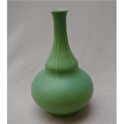 Pilkington Lancastrian green pottery bottle v
