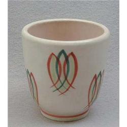 Small Poole Freeform pot decorated with an ab