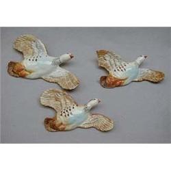 Set of Beswick hand painted graduated flying