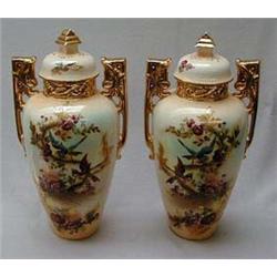 Large pair of Edwardian decorative gilt  flor