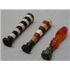 Image 1 : Three assorted multicoloured hardstone and si